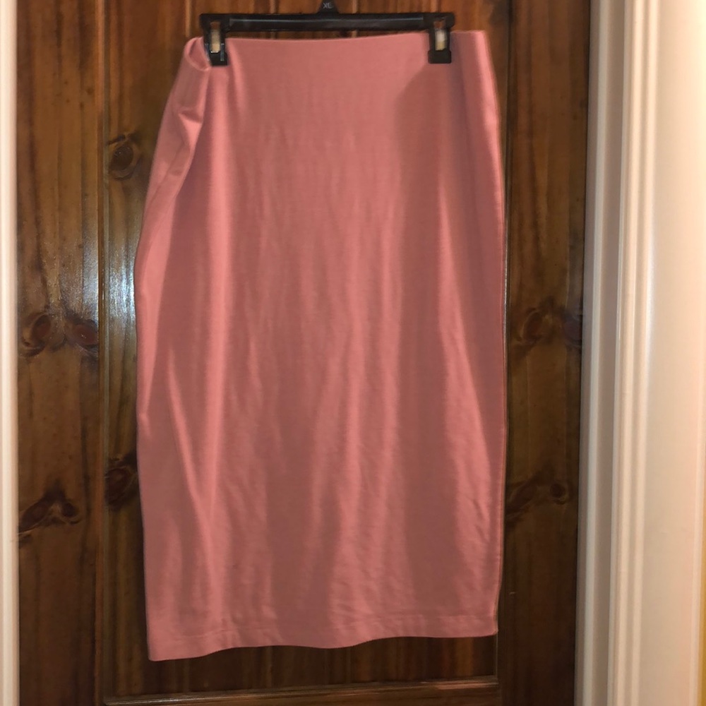 Pink Pencil Skirt